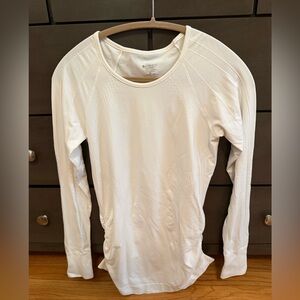 Athleta Women's White Long Sleeve Top